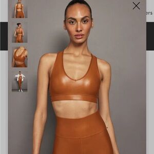 Carbon38 Action Bra 2.0 in Takara Shine in color Caramel Cafe